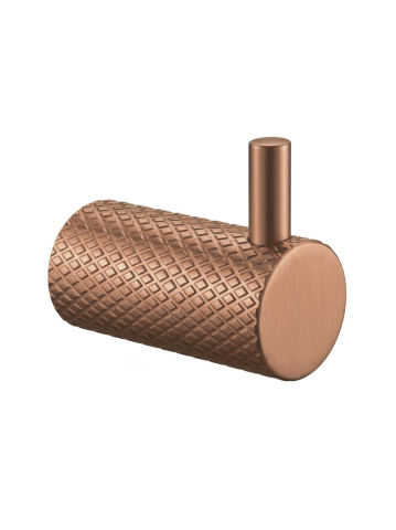 Accesorii lavoar - Cuier de baie Rea Otto A62305BRG cupru periat metal 23x45x50 mm