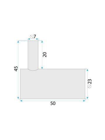 Cuier de baie Rea Otto A62305G auriu metal 23x45x50 mm montaj cu suruburi [6]