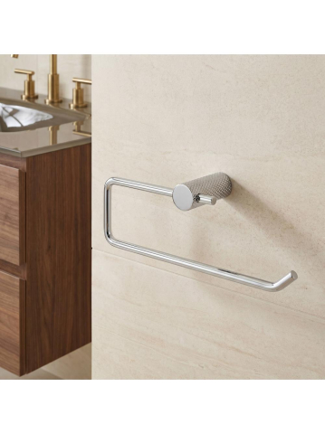 Cuier de baie Rea Otto A62310 crom 265x95x70 mm metal montaj suruburi [4]