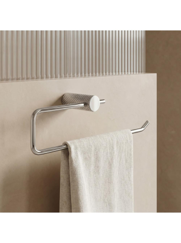 Cuier de baie Rea Otto A62310 crom 265x95x70 mm metal montaj suruburi [8]