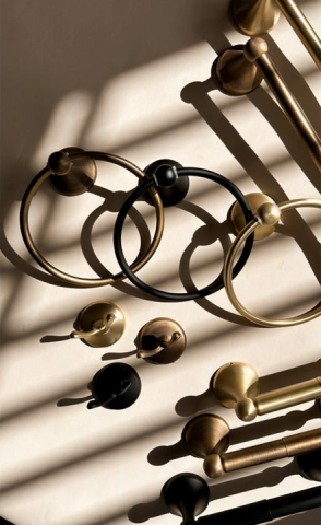 Cuier de baie auriu periat 332867 RETRO [9]