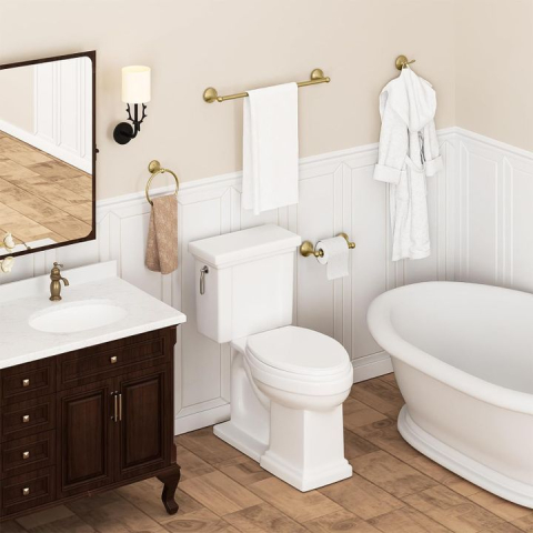 Cuier de baie auriu periat 332867 RETRO [5]