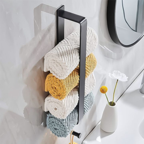 Cuier de baie negru [5]