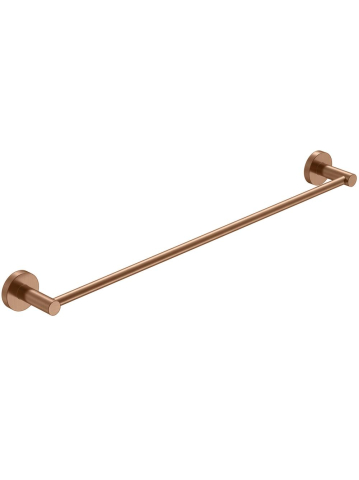 Cuiere si suporturi prosoape - Cuier de baie Rea Leo 5601 cupru periat 630mm metal montaj perete