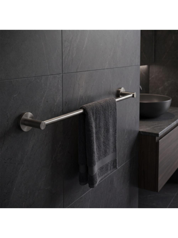 Cuier de baie Rea Leo 5601 Titan 630 mm metal montaj perete [4]