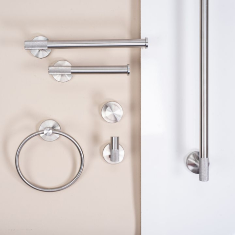 Cuier de baie Ring 6610 Modern crom periat [7]