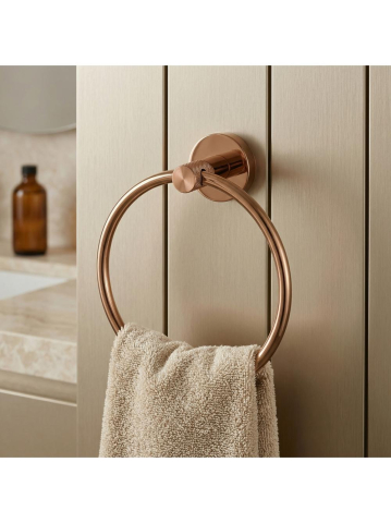 Cuier de baie Ring 6610 Modern cupru [4]