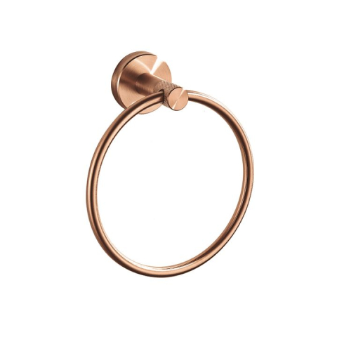 Accesorii baie - Cuier de baie Ring 6610 Modern cupru periat