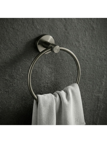 Cuier de baie Ring 6610 Modern Titan [3]