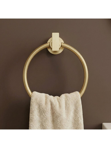 Cuier de baie Ring 81307 Rivo auriu periat [4]