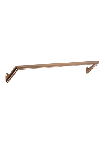 Accesorii baie - Cuier de baie Rea Will cupru periat 595x80x85mm montaj suruburi