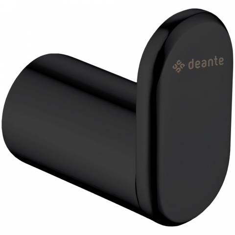 Accesorii baie - Cuier Deante Round negru
