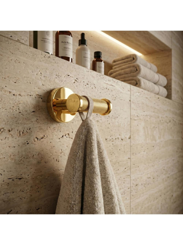 Cuier dublu 6612 Modern auriu [2]