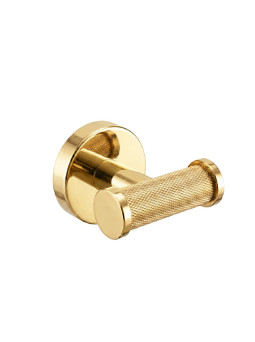 Accesorii baie - Cuier dublu 6612 Modern auriu