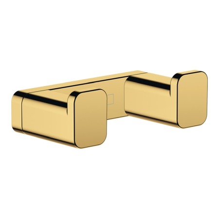 Cuiere si suporturi prosoape - Cuier dublu, Hansgrohe, AddStoris, auriu