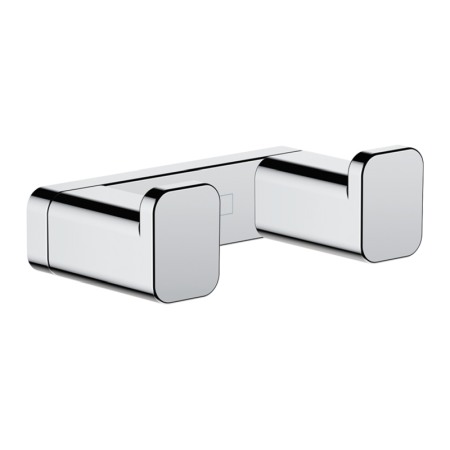 Cuiere si suporturi prosoape - Cuier dublu, Hansgrohe, AddStoris, crom