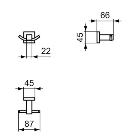 Cuier dublu Ideal Standard IOM [2]