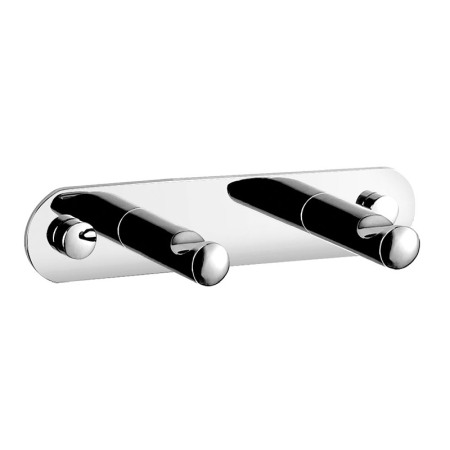 Accesorii baie - Cuier, Ferro, Grace, cu 2 agatatori, crom