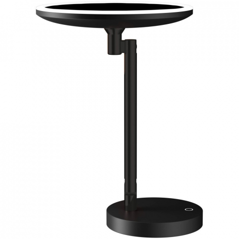 Deante Silia Oglinda cosmetica cu iluminare LED Ø22 cm, negru [1]