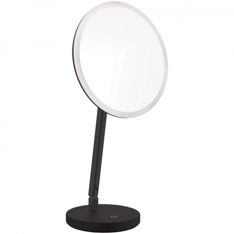 Mobilier Baie - Deante Silia Oglinda cosmetica cu iluminare LED Ø22 cm, negru