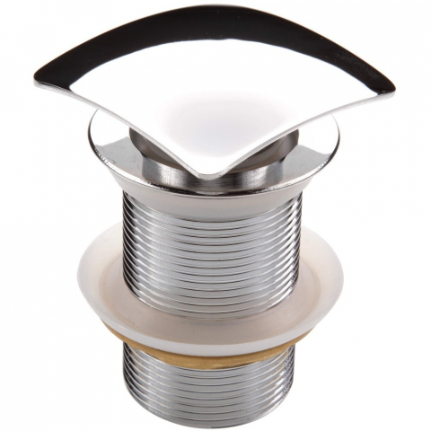 Accesorii baie - Deante Ventil click-clack patrat pentru lavoare fara preaplin, crom
