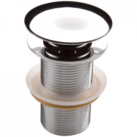 Accesorii baie - Deante Ventil click-clack rotund pentru lavoare fara preaplin, crom
