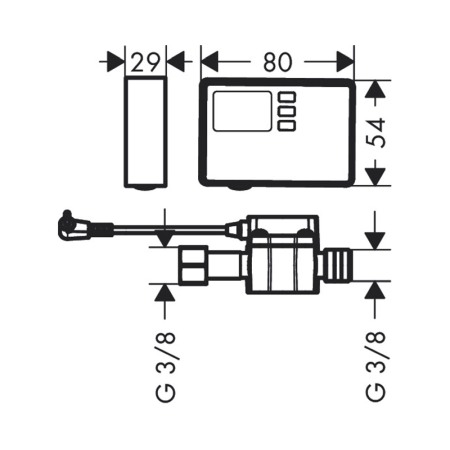 Debimetru, Hansgrohe, F23 [1]