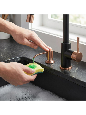 Dispenser chuveta pentru detergent Rea LON cupru periat [1]