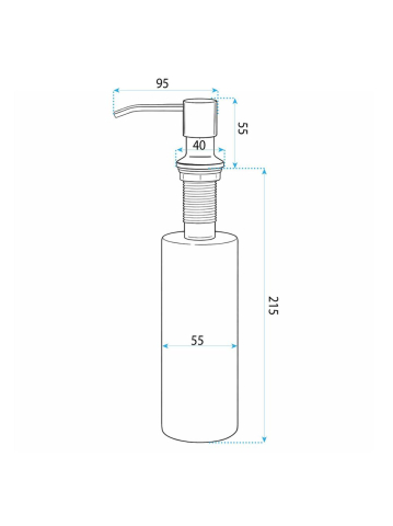 Dispenser chuveta pentru detergent Rea LON Titan [3]
