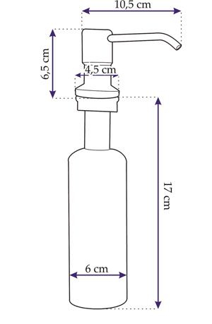 Dispenser pentru chuveta pentru detergent Rea 322102 negru [2]