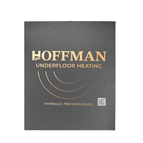 Distribuitor cu debitmetru 4 căi (1″ x 3/4″) cu aerisitor si robinet golire, Hoffman Underfloor Heating [4]