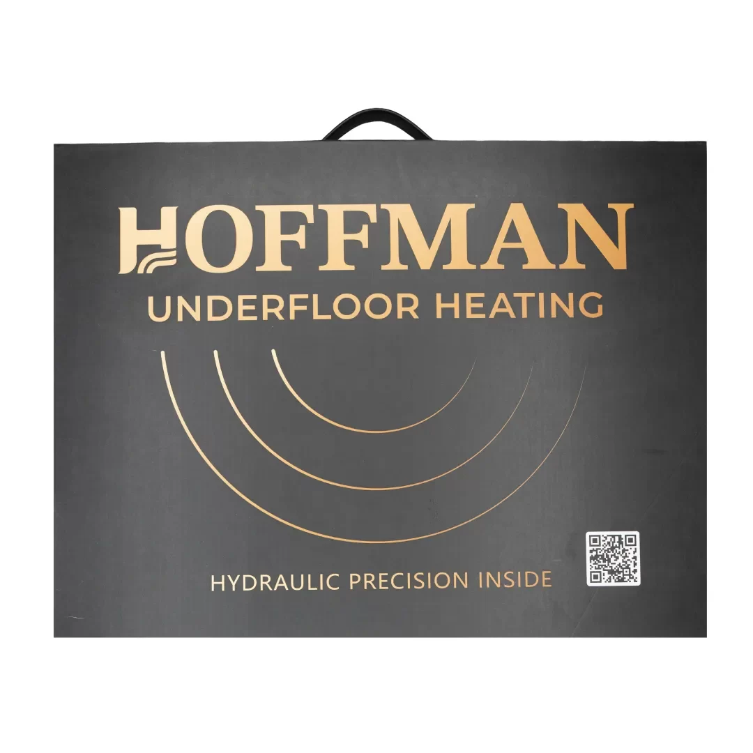 Distribuitor cu debitmetru 8 căi (1″ x 3/4″), aerisitor si robinet golire, Hoffman Underfloor Heating [5]