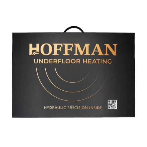 Distribuitor cu debitmetru 9 căi (1″ x 3/4″), aerisitor si robinet golire, Hoffman Underfloor Heating [2]