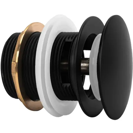 Dop pentru cada Negru Mat 6cm, Rea [1]