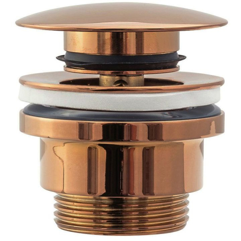 Accesorii baie - Dop pentru lavoar universal clic-clac Rea cupru