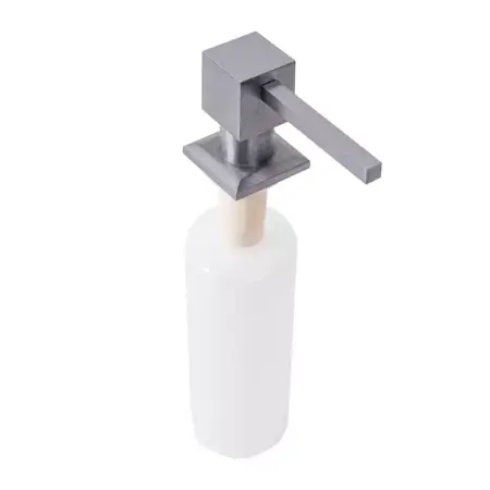 Accesorii baie - Dozator detergent Rea Square 330 ml finisaj nichel periat