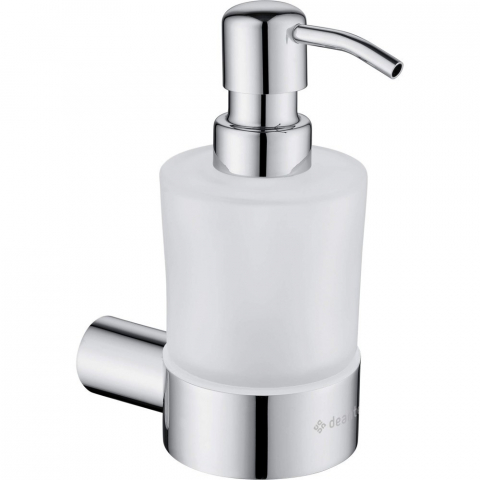 Accesorii baie - Dozator sapun Deante Round alb