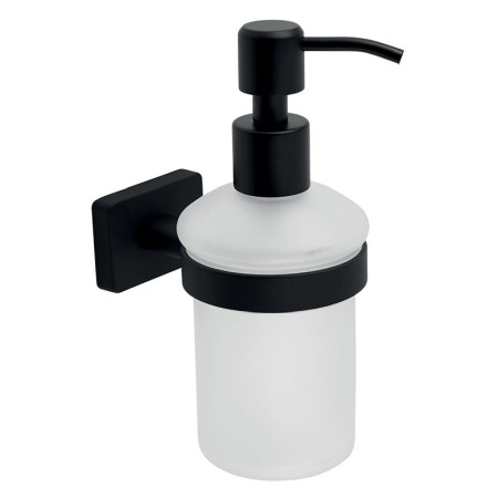 Accesorii baie - Dozator sapun lichid, Ferro, Greta, negru mat
