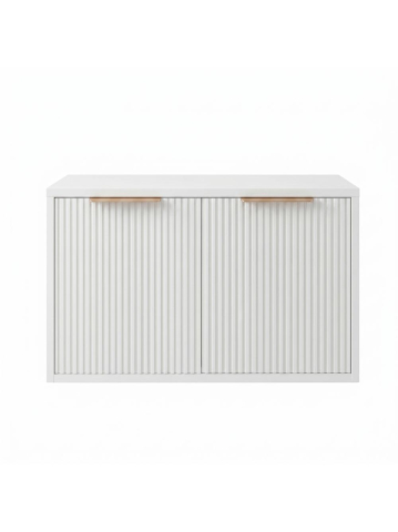 Dulap baie pentru lavoar Rea Core 60cm alb [1]