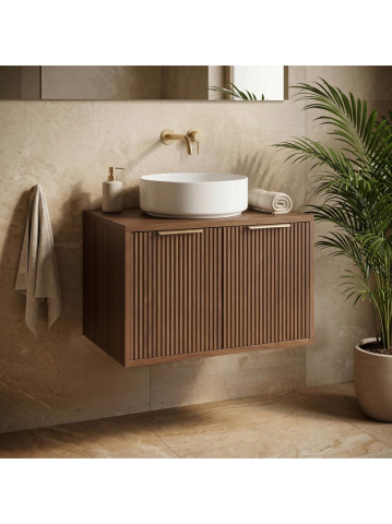 Mobilier Baie - Dulap baie pentru lavoar Rea Core 60cm maro