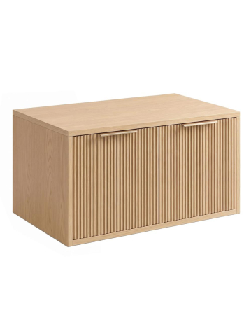 Dulap baie pentru lavoar Rea Core 80cm bej [8]