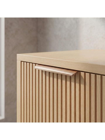 Dulap baie pentru lavoar Rea Core 80cm bej [7]