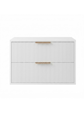 Dulap baie pentru lavoar Rea Mono 60cm alb [11]