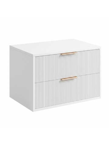 Dulap baie pentru lavoar Rea Mono 60cm alb [8]