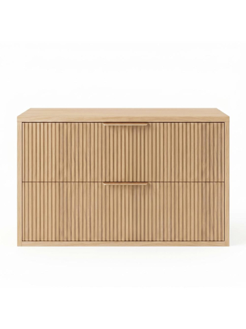 Dulap baie pentru lavoar Rea Mono 80cm bej [1]