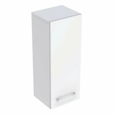 Mobilier Baie - Dulap baie suspendat alb Geberit Selnova Square 1 usa 85 cm