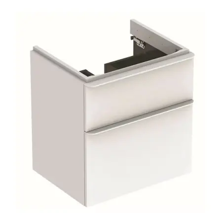 Mobilier Baie - Dulap baza pentru lavoar suspendat Geberit Smyle Square 2 sertare 59 cm