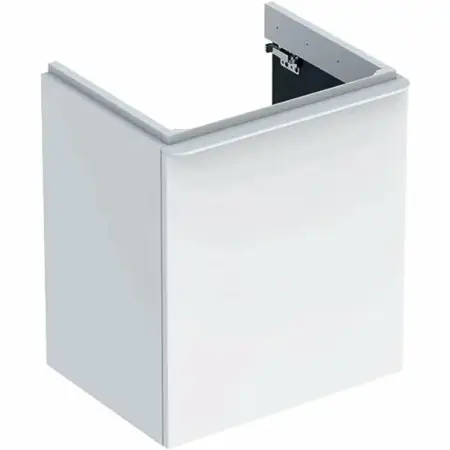 Mobilier Baie - Dulap baza pentru lavoar suspendat Geberit Smyle Square alb 1 usa opritor dreapta 54 cm