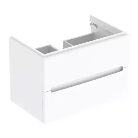 Dulap baza suspendat Geberit Modo 2 sertare alb lucios 80 cm [1]
