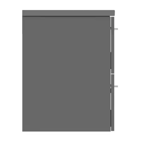 Dulap baza suspendat Ideal Standard i.life B gri quartz mat 2 sertare 60 cm [11]